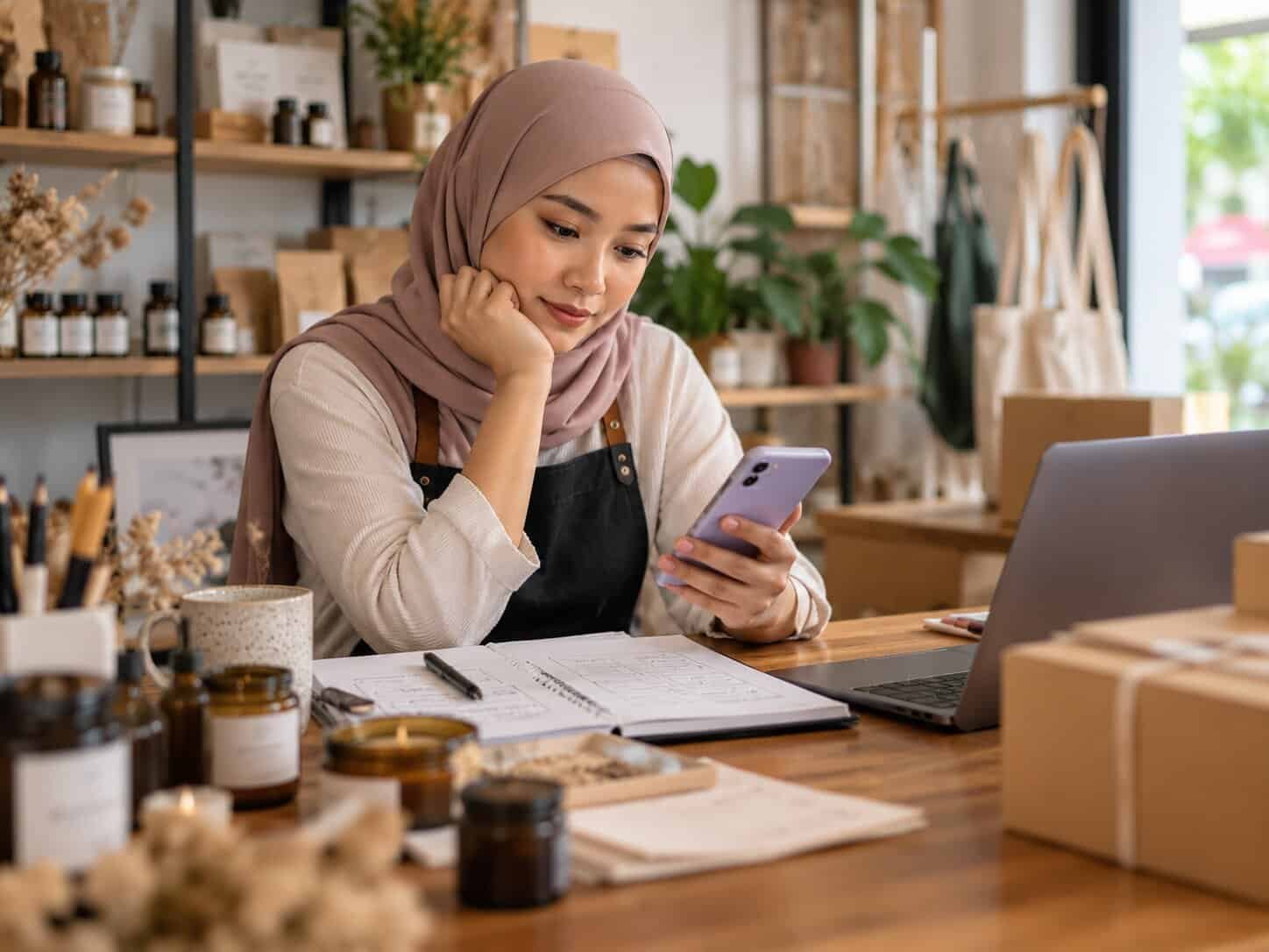 Business owner weighing up website quotes